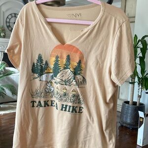 Torrid Beige 'Take a Hike' Graphic Tee